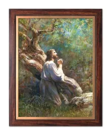 obraz-20x25-zlota-lamowka-jezus-w-ogrojcu-i