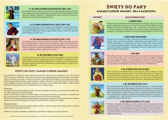 swiety-do-pary-karmelitanskie-memory-stan-nowy