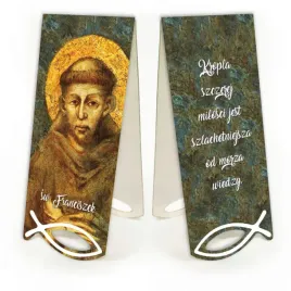 zakladka-do-ksiazki-z-magnesem-swiety-franciszek
