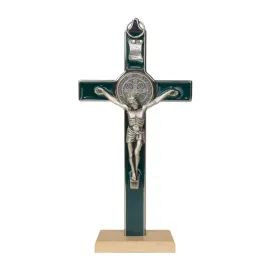krzyz-sw-benedykta-20-cm-stojacy-zielony