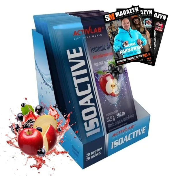 ACTIVLAB ISOACTIVE 20x31.5g NAPÓJ IZOTONICZNY ISO