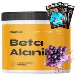 nowmax-odzywka-przedtreningowa-beta-alanine-beta-alanina-tauryna-b6-200-g
