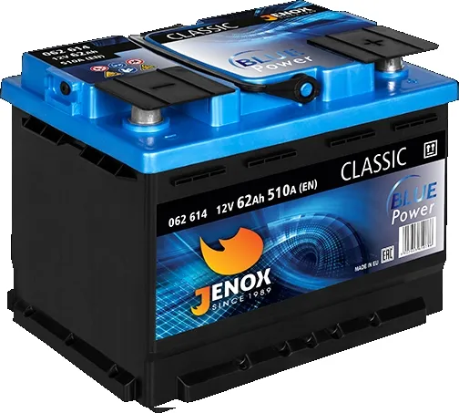 AKUMULATOR JENOX CLASSIC 12V 62AH 510A P+ GWARANCJA 3 LATA- RADOM