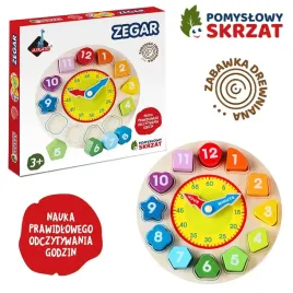 zegar-drewniany-pomyslowy-skrzat
