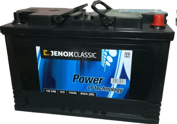 AKUMULATOR JENOX CLASSIC 12V 110AH 850A P+ RADOM