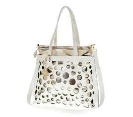 laura-biaggi-torebka-shopper-azur-kola-bialy-groszek-mat-zloty-blysk-f215