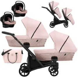 wozek-blizniaczy-kunert-ivento-duo-3w1-czarna-rama-kolor-smoky-pink