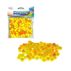 pompony-zolte-mix-srednica-10mm-pm15