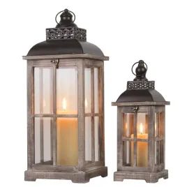 latarnia-ogrodowa-lampion-komplet-brazowy-2szt-65-44cm-74242