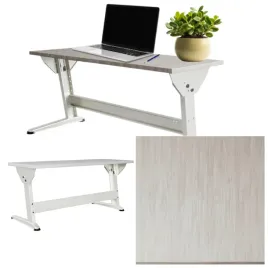biurko-dwuosobowe-regulowane-130x50-cm-sosna-bielona-stelaz-bialy