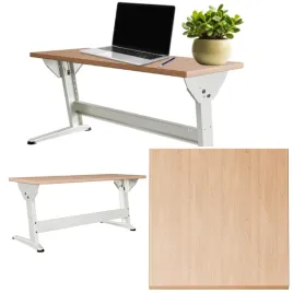 biurko-dwuosobowe-regulowane-130x50-cm-buk-stelaz-bialy