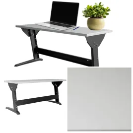 biurko-dwuosobowe-130x50-cm-z-regulacja-wysokosci-popiel-czarny