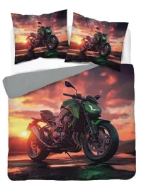 posciel-3d-z-mikrofibry-z-motocyklem-na-tle-zachodu-slonca-220x200-cm