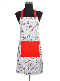 fartuch-kuchenny-60x75-mis-szary-czerwony-swiateczny-bawelniany