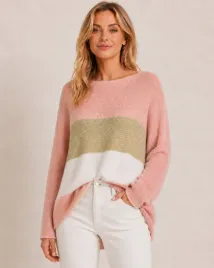 sweter-damski-oversize-w-paski-uni-zlota-nitka-biust-130-cm