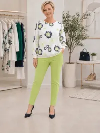bluzka-wzory-novum-rozm-40-biust-106-cm-limonkowe-kwiaty