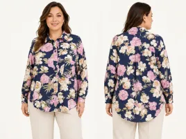 koszula-damska-taffi-w-kwiaty-granatowa-wiskozowa-biust-118-cm