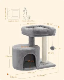 drapak-dla-kota-47cm-budka-platforma-sizal-do-35kg-szary-kompaktowy