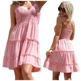 piekna-sukienka-letnia-z-koronka-rozowa-falbanka-l-satrian-dusty-rose-d53-