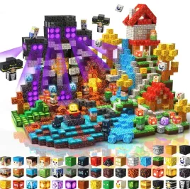 klocki-magnetyczne-minecraft-300szt-15-figurek-pudelko-tnt-prezent-3