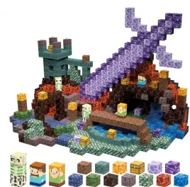 klocki-magnetyczne-minecraft-300szt-15-figurek-pudelko-tnt-prezent-3