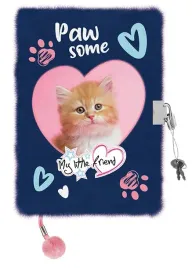 pamietnik-z-klodka-wlochacz-a5-96k-ginger-kitty-my-little-friend