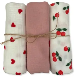 pielucha-muslinowa-3-pak-80x60-pieluszki-bawelna-serca-puder-ciemny-wisnie