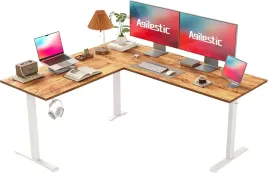 biurko-elektryczne-narozne-komputerowe-agilestic-140-x-160-x-75-cm-brazowy