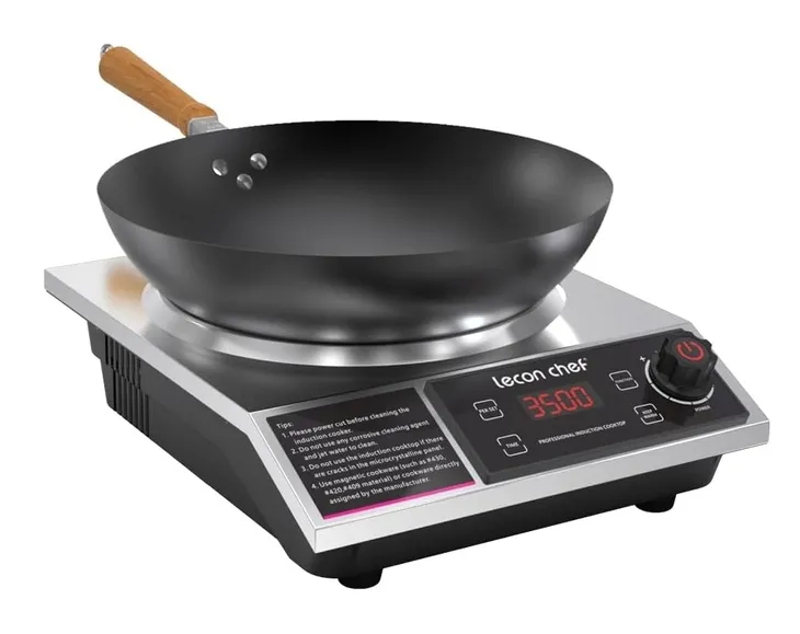 Komercyjna Płyta indukcyjna 3500 W 230 V płyta kuchenna z patelnią wok