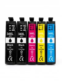 tusz-do-drukarki-34xl-zestaw-2xblack-1xmagenta-yellow-cyan