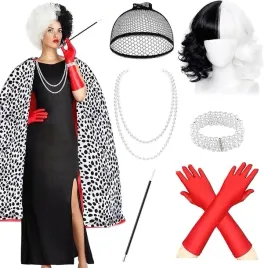 kostium-cruella-zestaw-cosplay-peleryna-peruka-rekawiczki