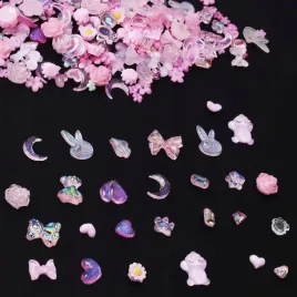 ozdoby-do-paznokci-y2k-kwiaty-kokardki-charms-100-szt-rozowe-komplet