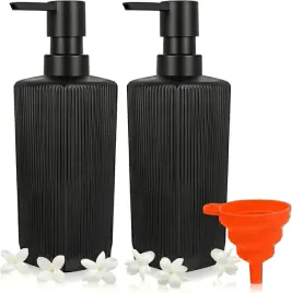 szklane-dozowniki-mydla-350ml-zestaw-2-szt-czarne-z-pompka