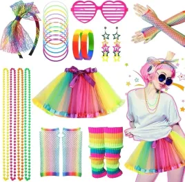 kostium-lata-80-akcesoria-retro-disco-tutu-zestaw-party-wielokolorowy