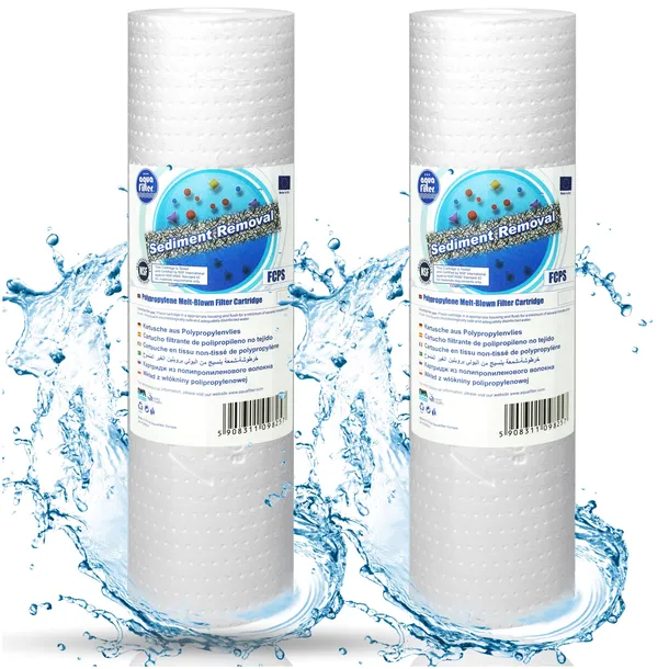 Filtr do Wody FCPS5 Wkład Filtrujący Wstępny Aquafilter 10” 5 MIKRON 2 SZT.