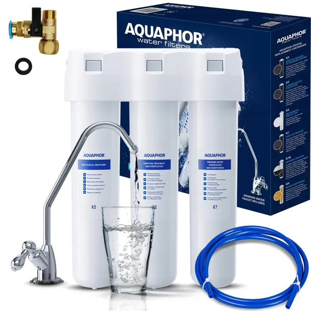 Filtr Wody Pitnej Pod Zlew Aquaphor Kryształ A Zestaw Wskaźnik
