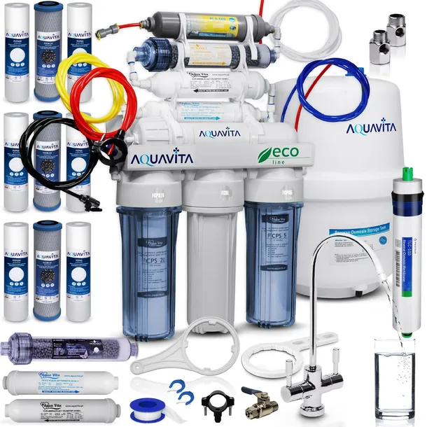 RO8 FILTR DO WODY OSMOZA JONIZATOR STRUKTURYZATOR AQUA VITA REDOX MINERAŁY