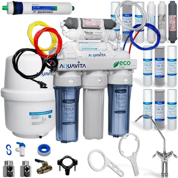 Filtr Wody pod Zlew Osmoza Odwrócona RO7 AQUA VITA - Jonizator + Filtry