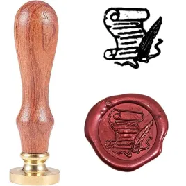 pieczec-stempel-do-wosku-laku-wzor-list