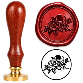 pieczec-stempel-do-wosku-laku-wzor-kwiaty