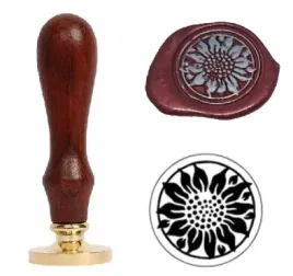 pieczec-stempel-do-wosku-laku-wzor-slonecznik