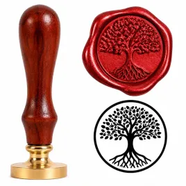 pieczec-stempel-do-wosku-laku-wzor-drzewko