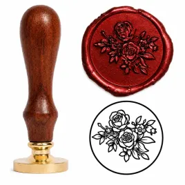 pieczec-stempel-do-wosku-laku-wzor-kwiaty-2