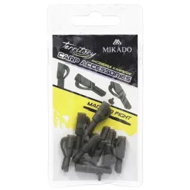 mikado-bezpieczny-klips-z-bolcem-zielony-10szt