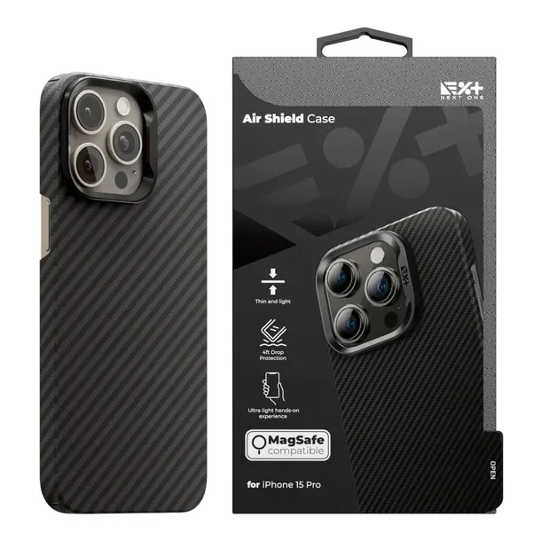 next-one-etui-airshield-magsafe-carbon-iphone-15-pro-kolekcja-air-shield-case