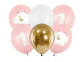balony-roczek-baby-pink-30cm-6szt