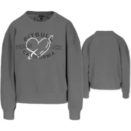 pitbull-west-coast-damska-bluza-bez-kaptura-manzanita-heart-szara-grey-m-l
