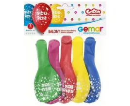 balony-sto-lat-kolorowe-mix-30cm-5szt