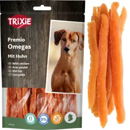 przysmak-dla-psa-paski-z-kurczaka-omega-stripes-trixie-premio-100g