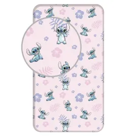 przescieradlo-bawelniane-z-gumka-90x200-lilo-and-stitch-rozowe-dla-dzieci